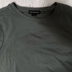 Good American cropped tee